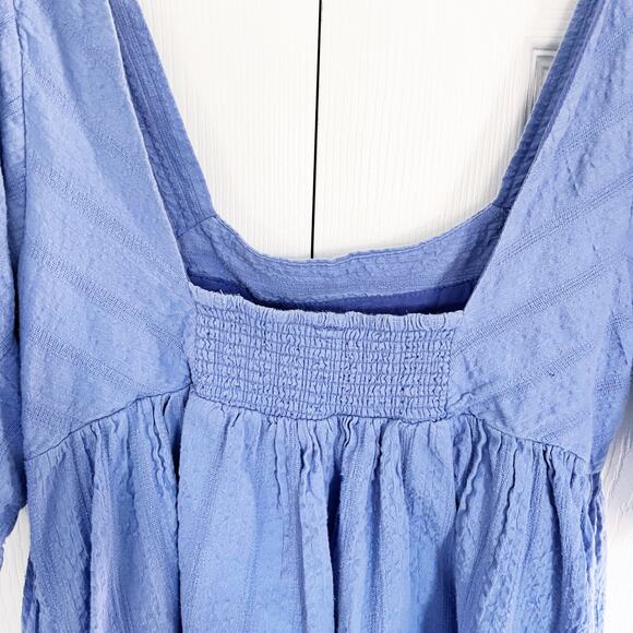 Free People Gigi Blouson Sleeve Textured Tunic Top - Picture 10 of 11